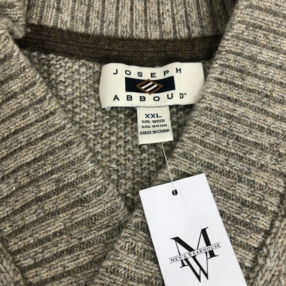 Joseph Abboud Shawl Collar Men's Sweater - XXL - Picture 7 of 8